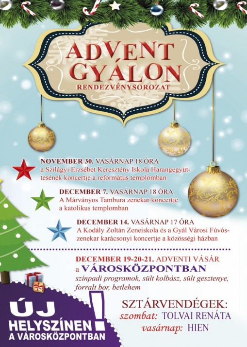 Plakát  - Advent Gyálon